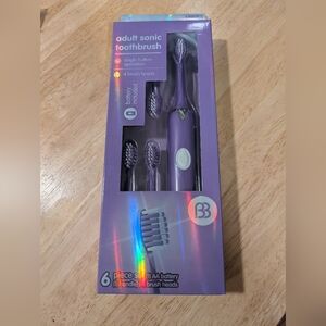 Sonic Electric Toothbrush with 4 Brush Heads - Purple